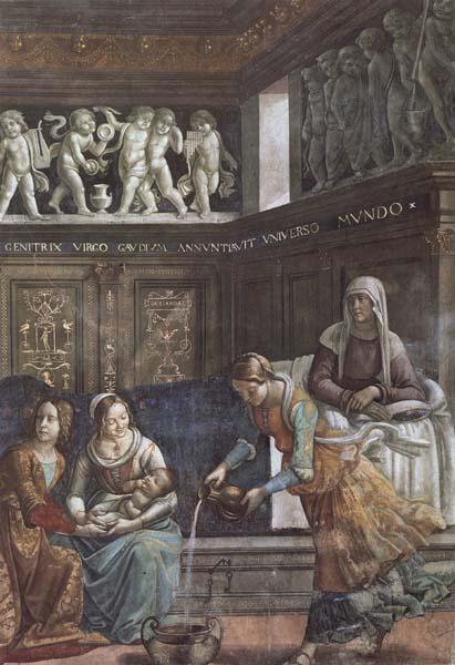 Domenicho Ghirlandaio Details of Geburt Marias Germany oil painting art